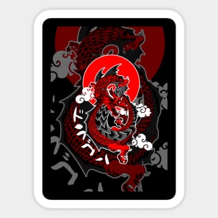 Red Dragon Sticker